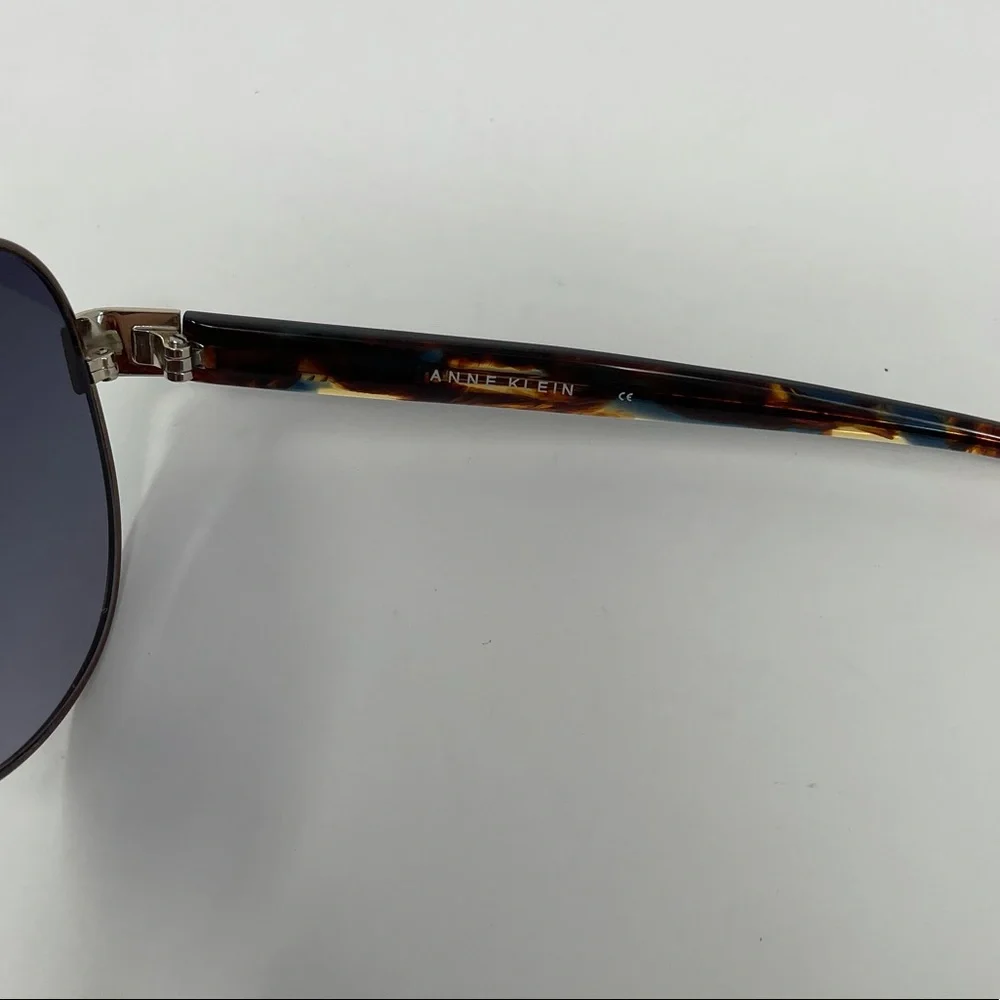 Anne Klein‎ Brown Blue Tortoise Sunglasses